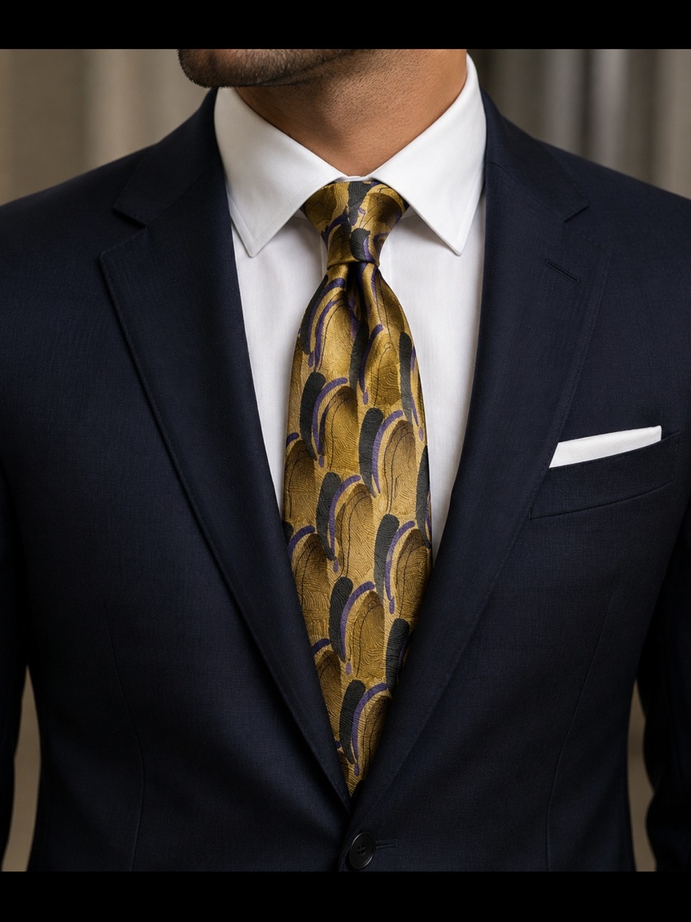 Men Tie J.Garcia in the Park collection fifteen